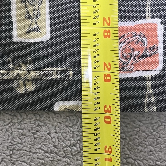 Paradise Blue Polo Shirt Size Men's Large Black Fade Fishing Design Classic NWT - Picture 9 of 9